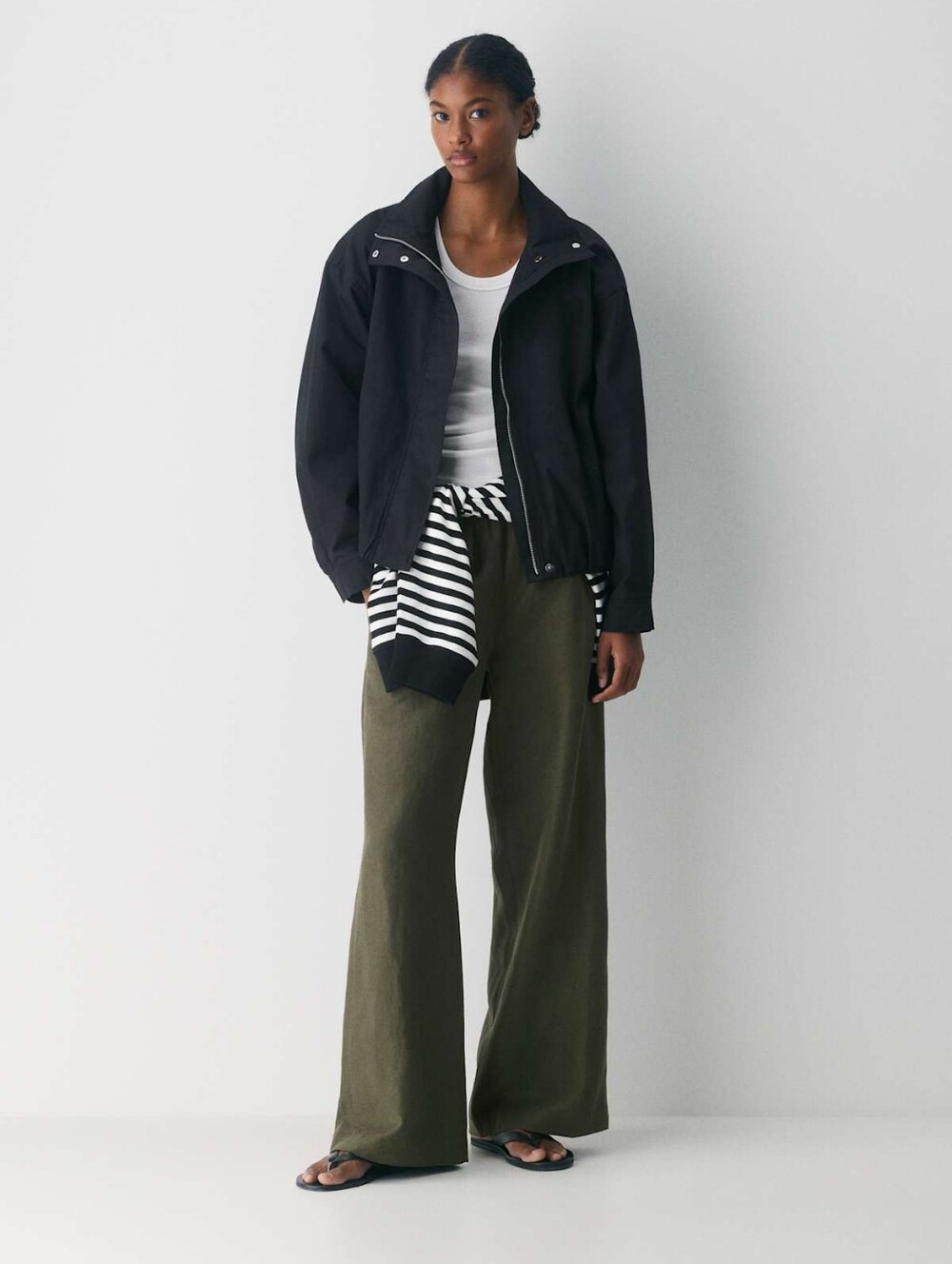Aritzia The Lodge Pant™ - CruiseLinen™ - Dark Olive - Small Regular - Picture 2 of 15